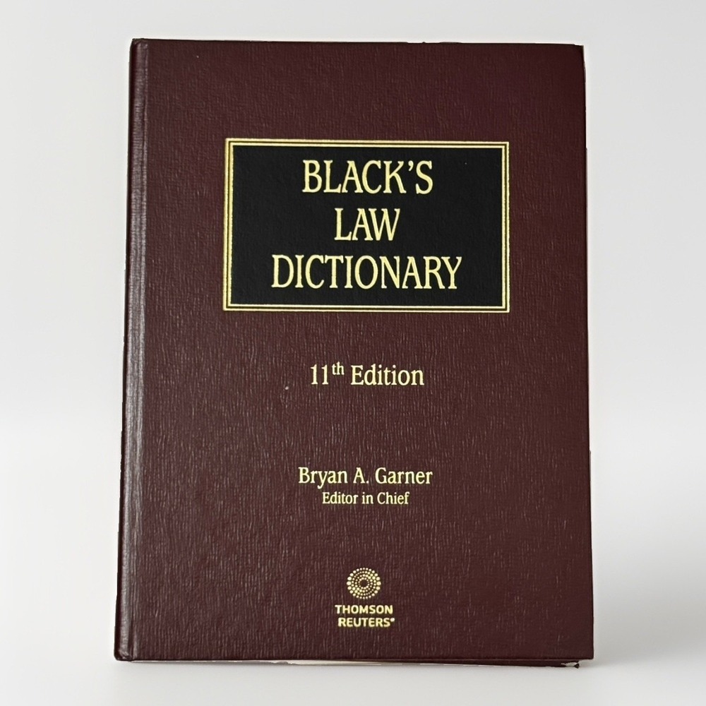 Black's Law Dictionary 11th Edition Bryan A Garner 2019 Hardcover Legal Book